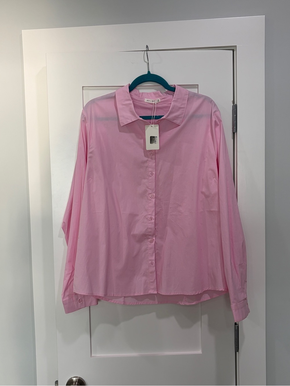 Pink Button-Up Shirt